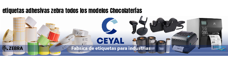 etiquetas adhesivas zebra todos los modelos Chocolaterías
