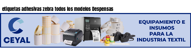 etiquetas adhesivas zebra todos los modelos Despensas
