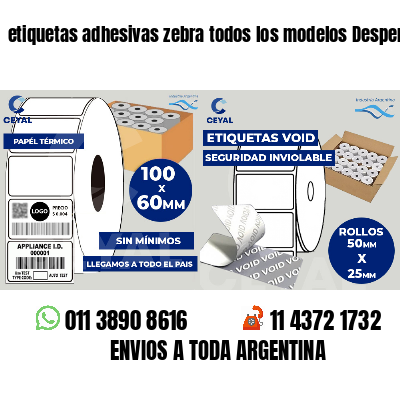 etiquetas adhesivas zebra todos los modelos Despensas