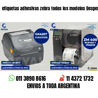 etiquetas adhesivas zebra todos los modelos Despensas