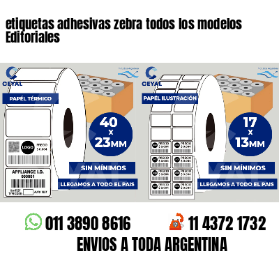 etiquetas adhesivas zebra todos los modelos Editoriales