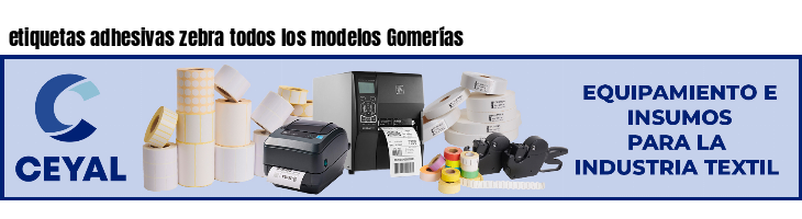 etiquetas adhesivas zebra todos los modelos Gomerías