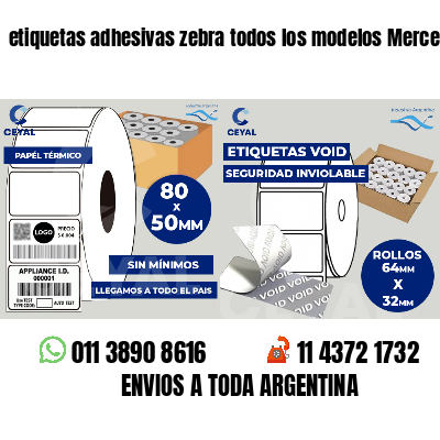 etiquetas adhesivas zebra todos los modelos Mercerías