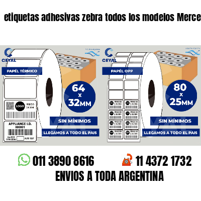 etiquetas adhesivas zebra todos los modelos Mercerías