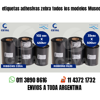 etiquetas adhesivas zebra todos los modelos Museos