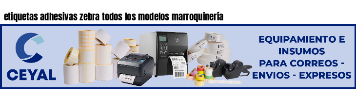 etiquetas adhesivas zebra todos los modelos marroquinería