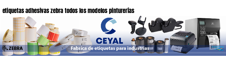 etiquetas adhesivas zebra todos los modelos pinturerías