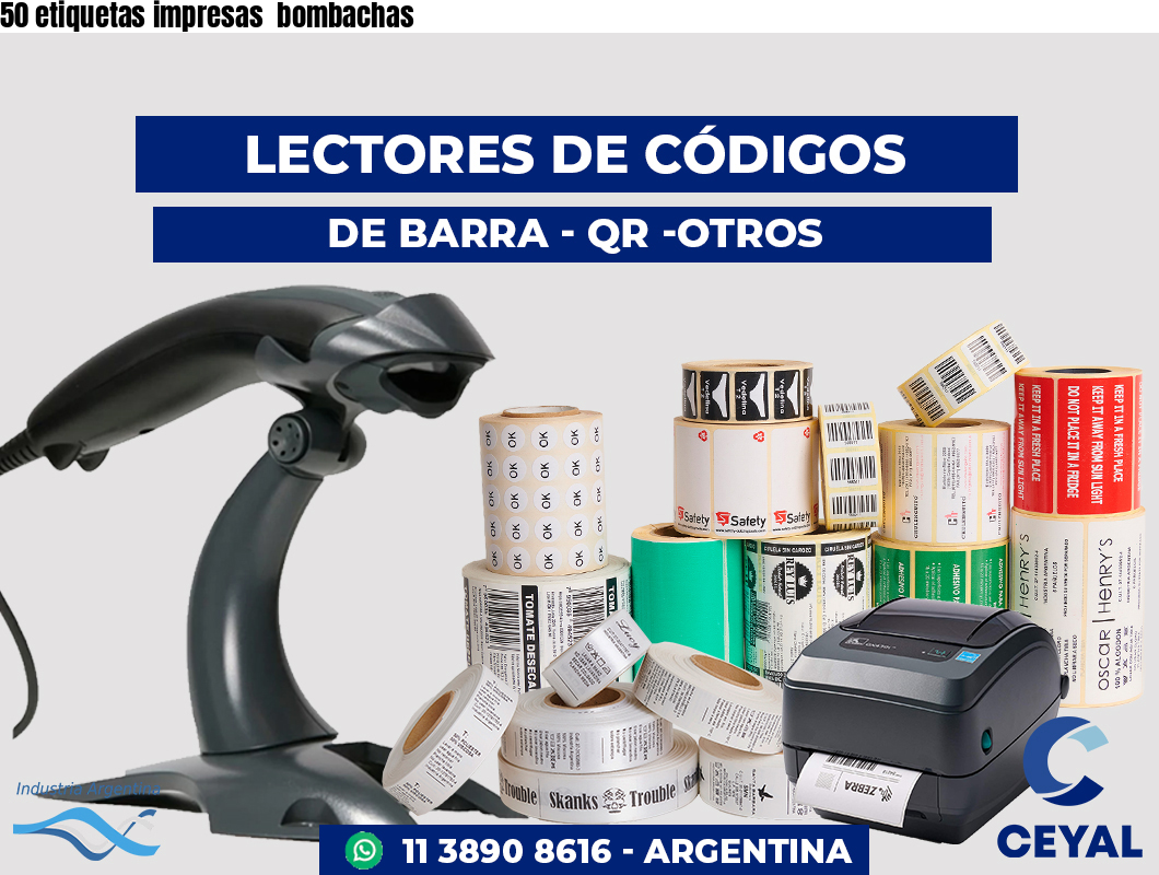 50 etiquetas impresas bombachas
