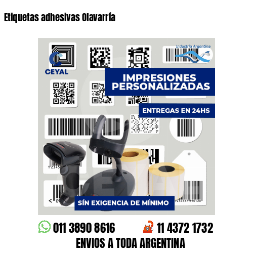 Etiquetas adhesivas Olavarría