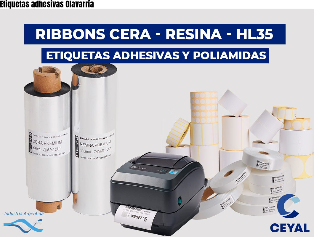 Etiquetas adhesivas Olavarría