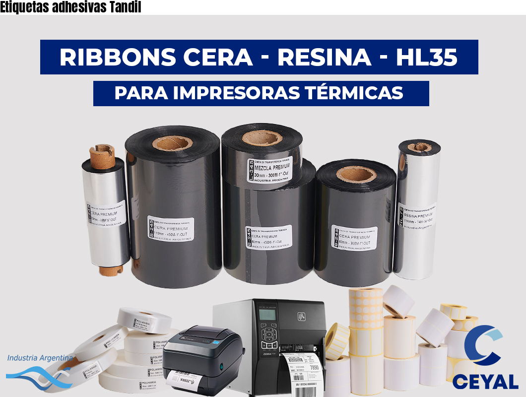 Etiquetas adhesivas Tandil