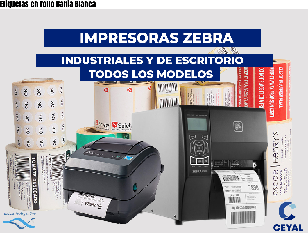 Etiquetas en rollo Bahía Blanca