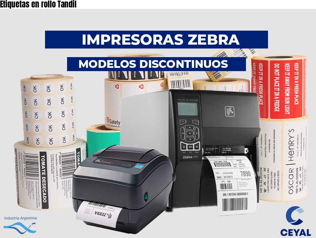 Etiquetas en rollo Tandil