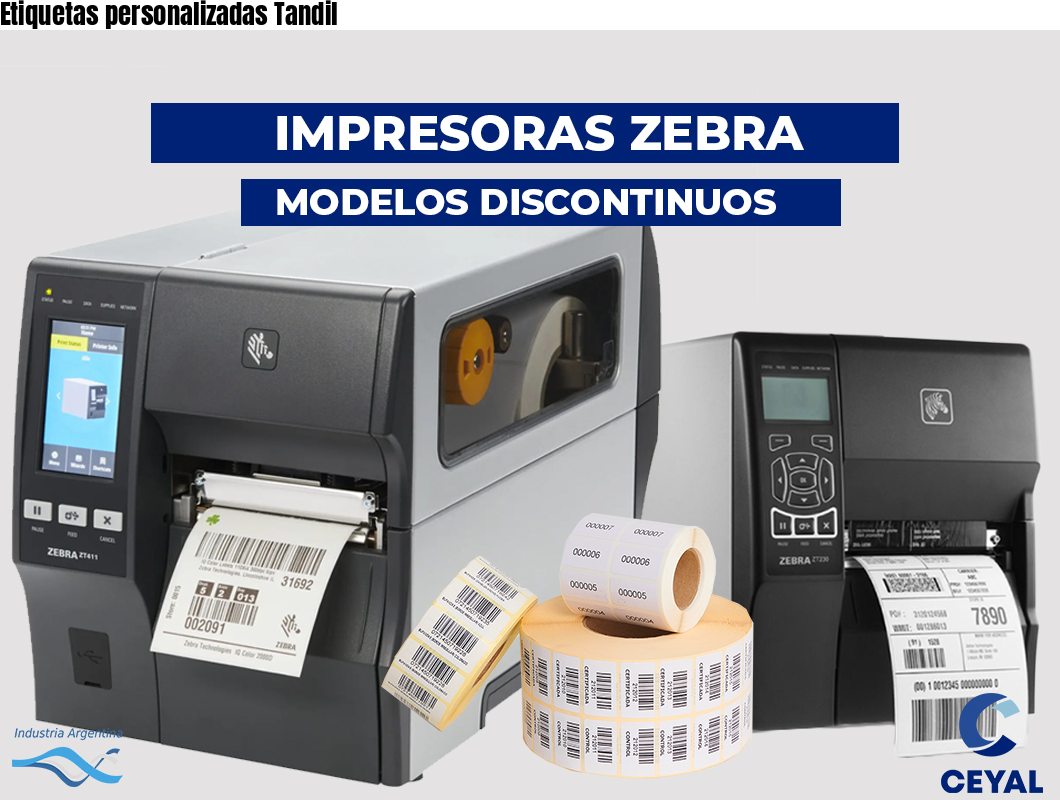 Etiquetas personalizadas Tandil