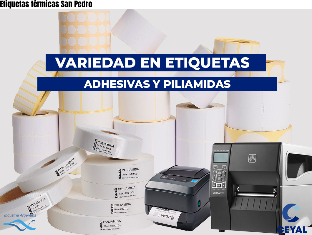Etiquetas térmicas San Pedro