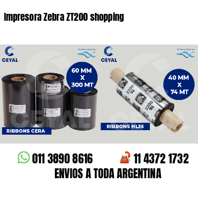 Impresora Zebra ZT200 shopping