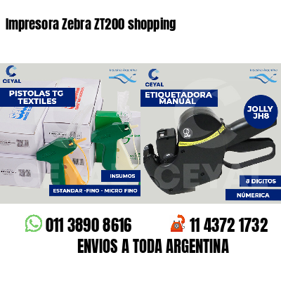 Impresora Zebra ZT200 shopping