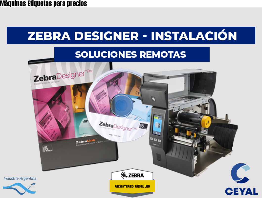 Máquinas Etiquetas para precios
