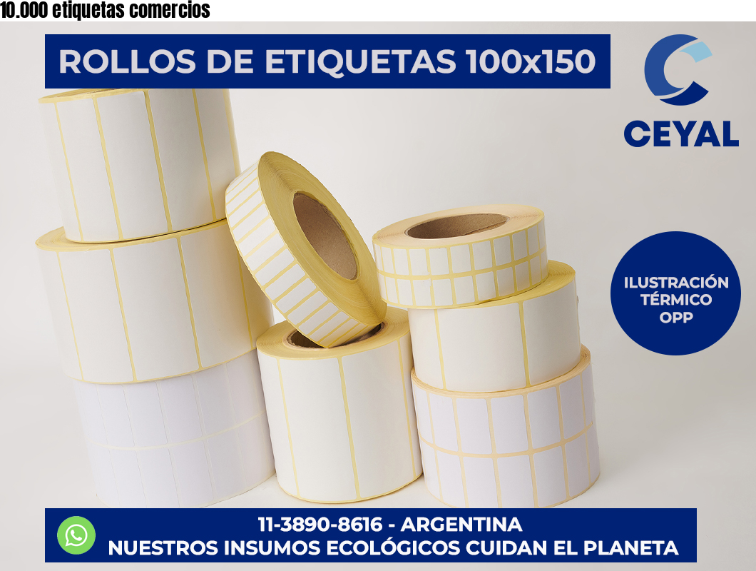 10.000 etiquetas comercios