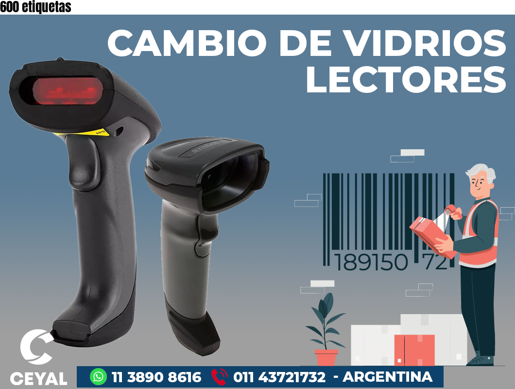 600 etiquetas