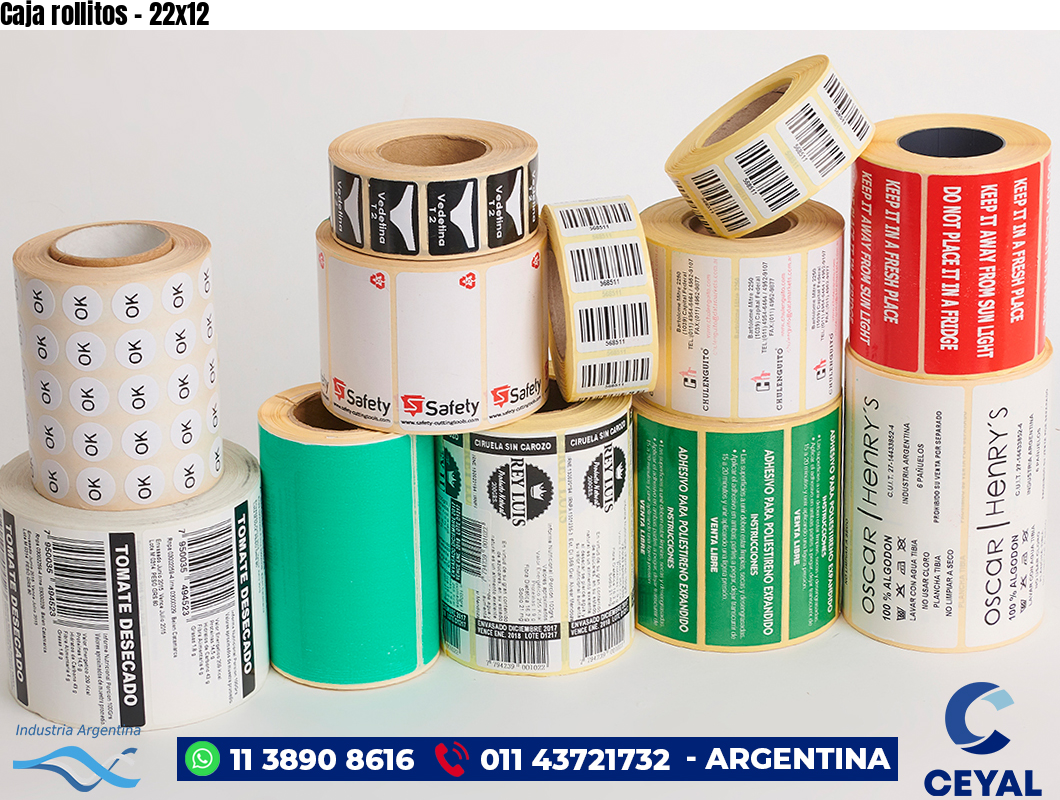 Caja rollitos - 22x12