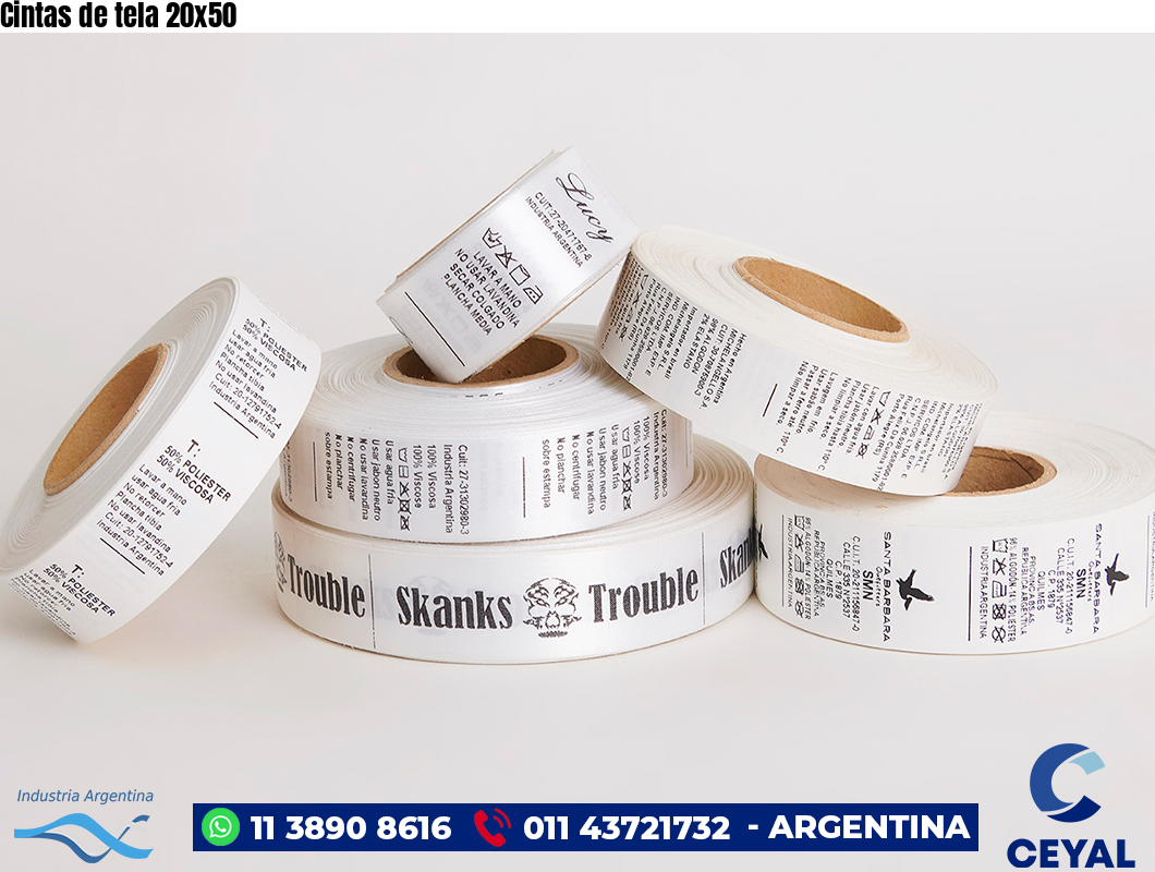 Cintas de tela 20×50