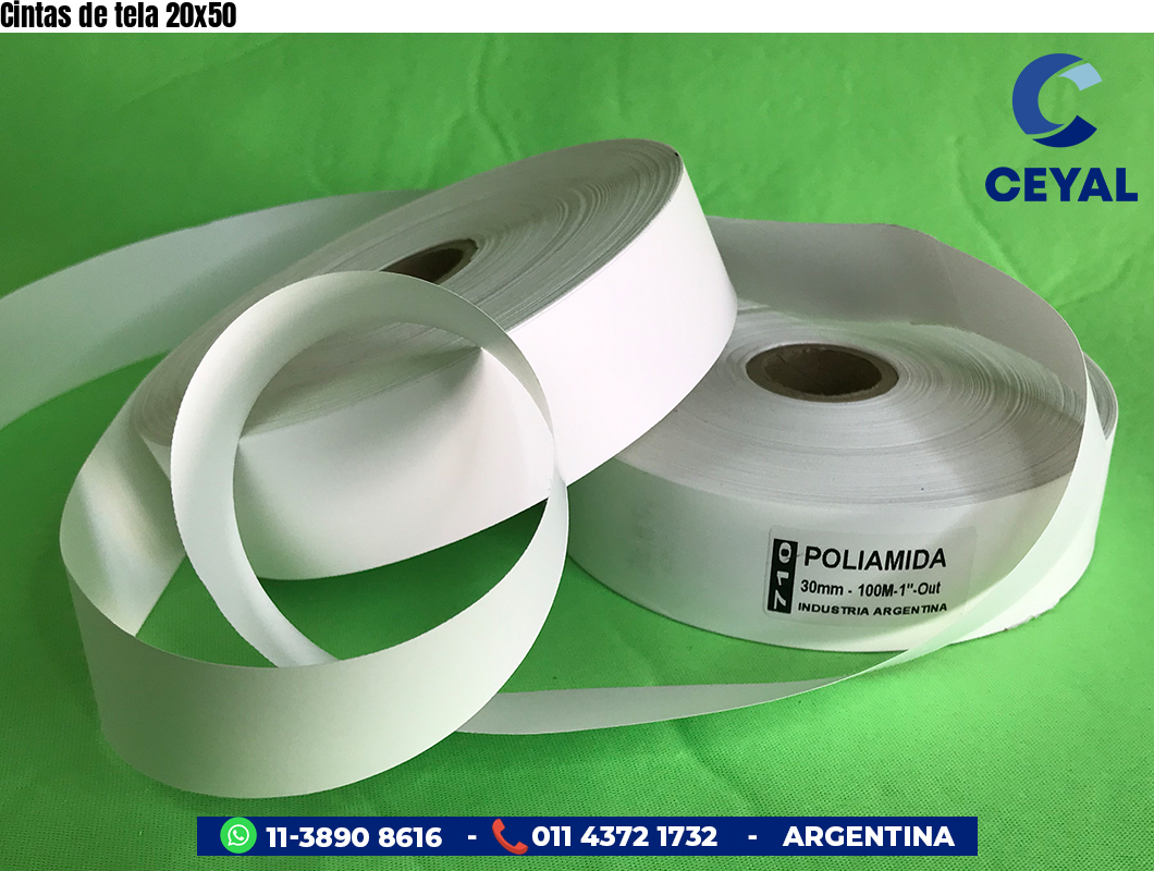 Cintas de tela 20x50