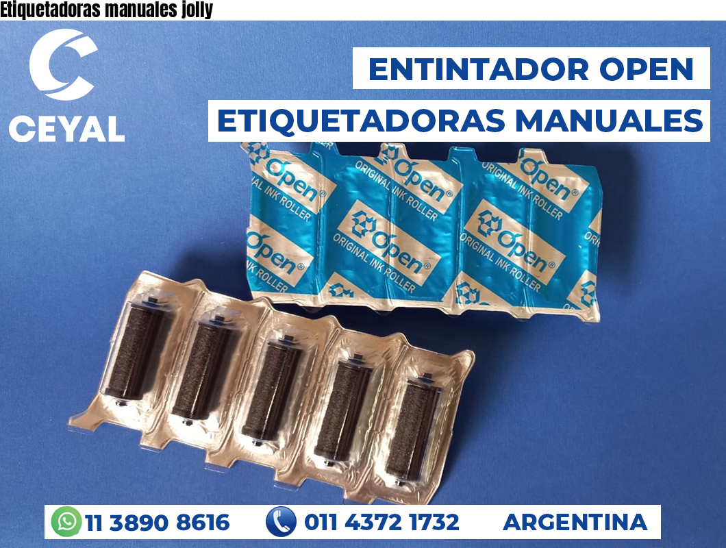 Etiquetadoras manuales jolly