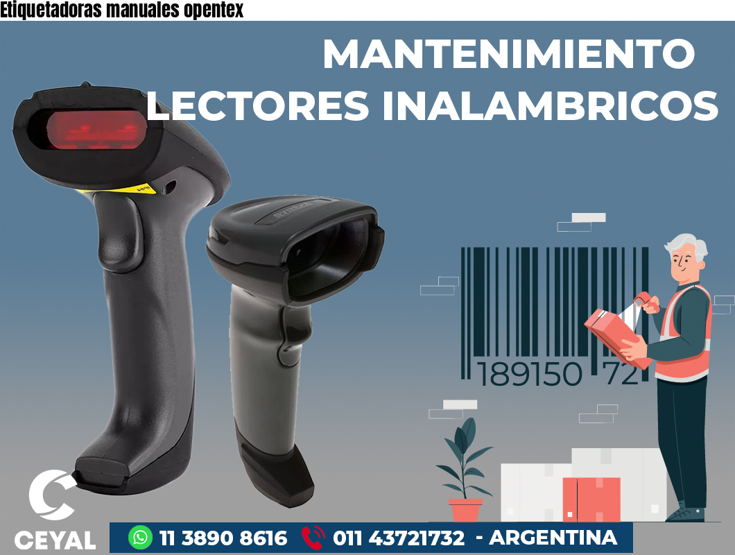 Etiquetadoras manuales opentex