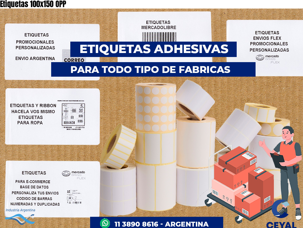 Etiquetas 100x150 OPP