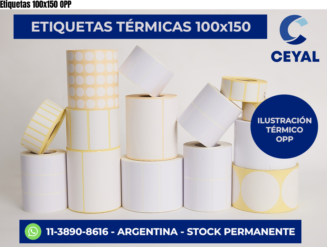 Etiquetas 100×150 OPP