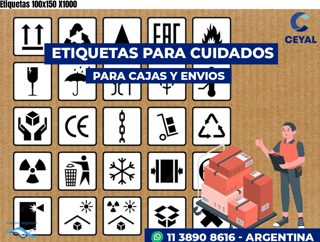 Etiquetas 100x150 X1000