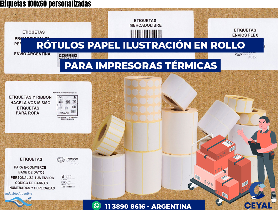 Etiquetas 100x60 personalizadas