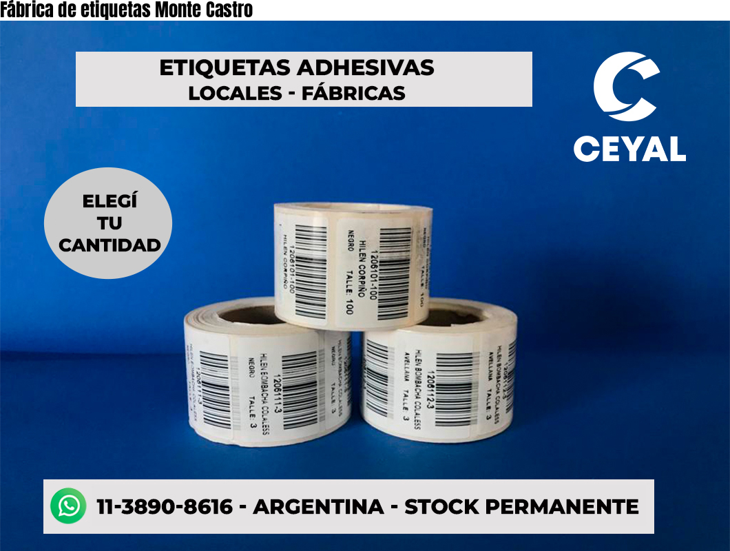 Fábrica de etiquetas Monte Castro