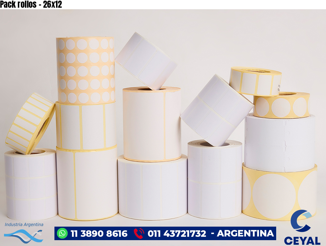 Pack rollos - 26x12