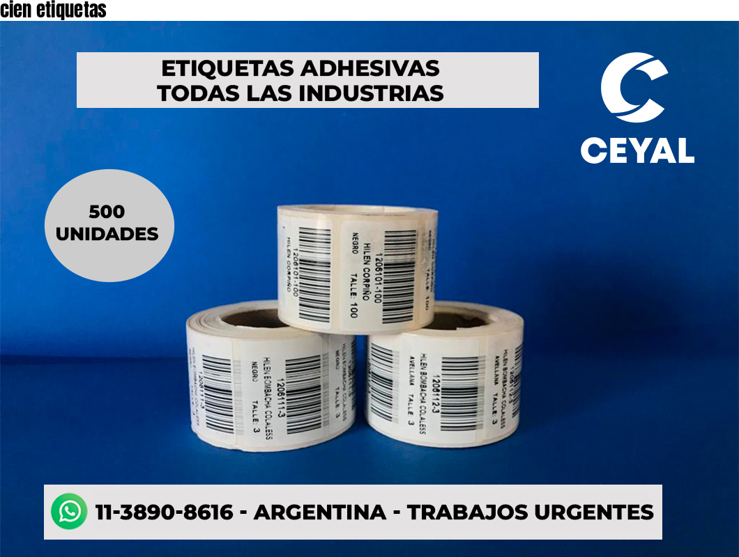cien etiquetas