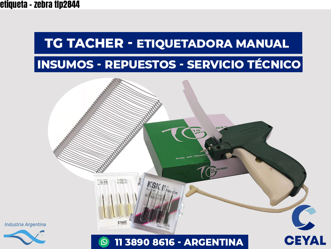 etiqueta - zebra tlp2844