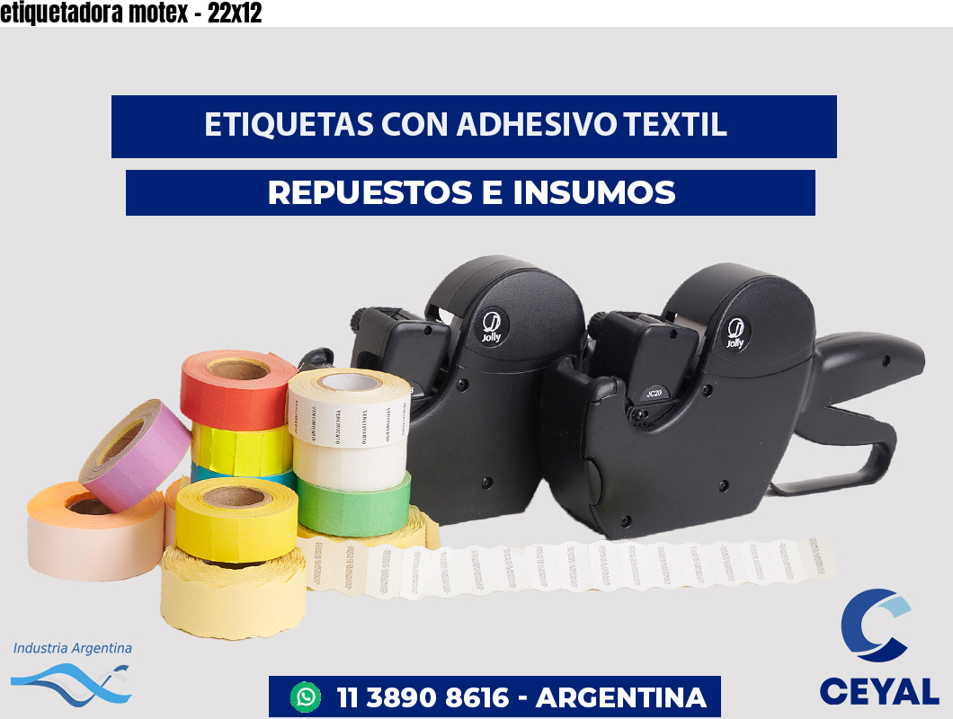 etiquetadora motex - 22x12