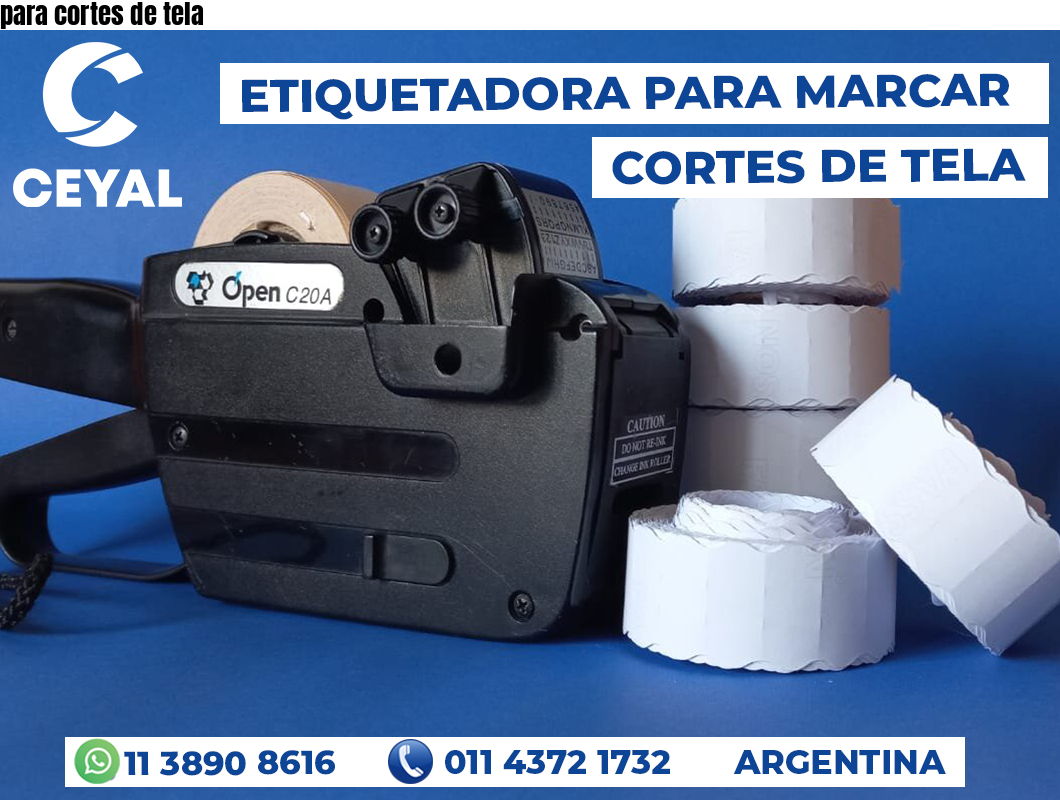 para cortes de tela