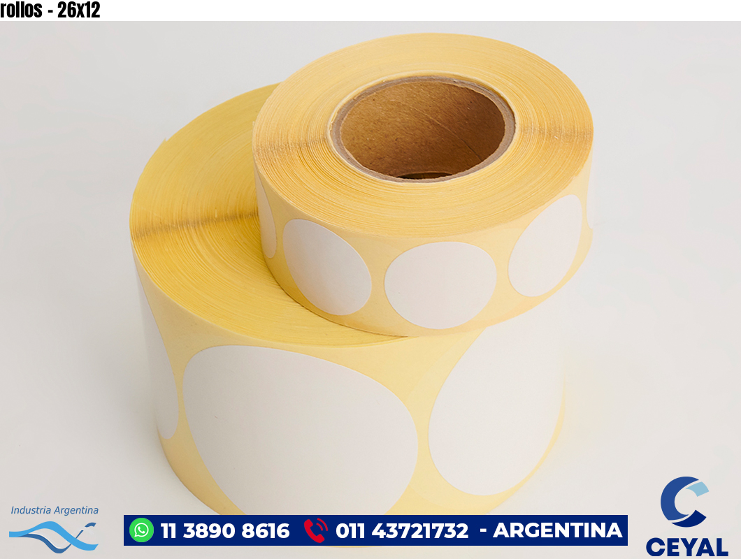 rollos - 26x12