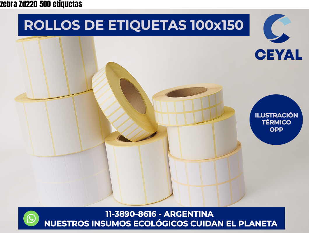 zebra Zd220 500 etiquetas