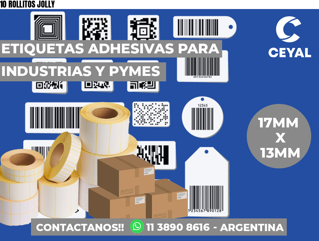 10 ROLLITOS JOLLY