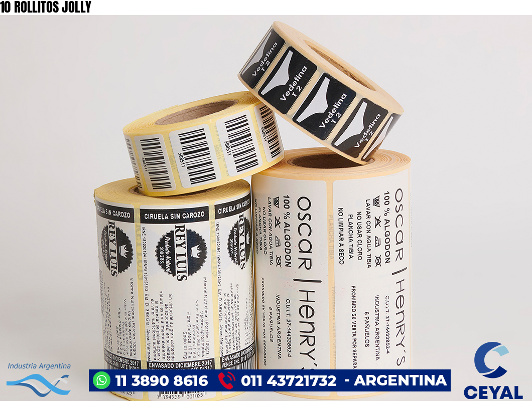 10 ROLLITOS JOLLY