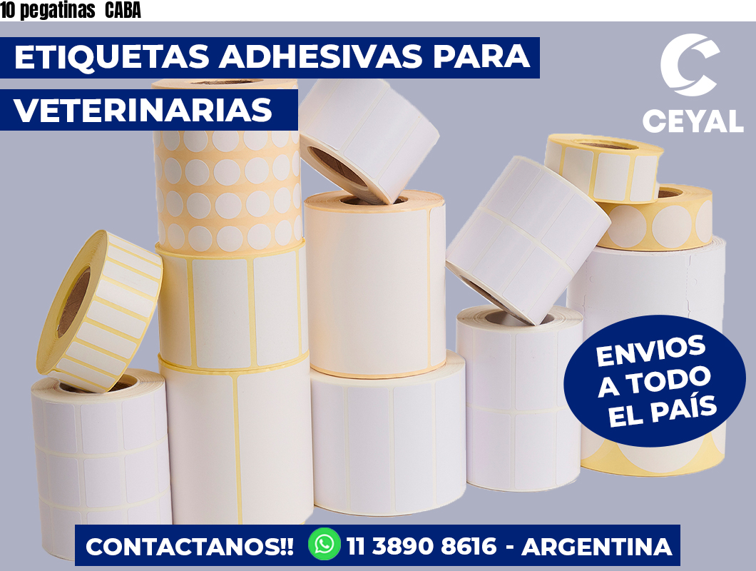 10 pegatinas CABA
