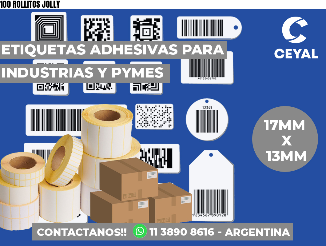 100 ROLLITOS JOLLY