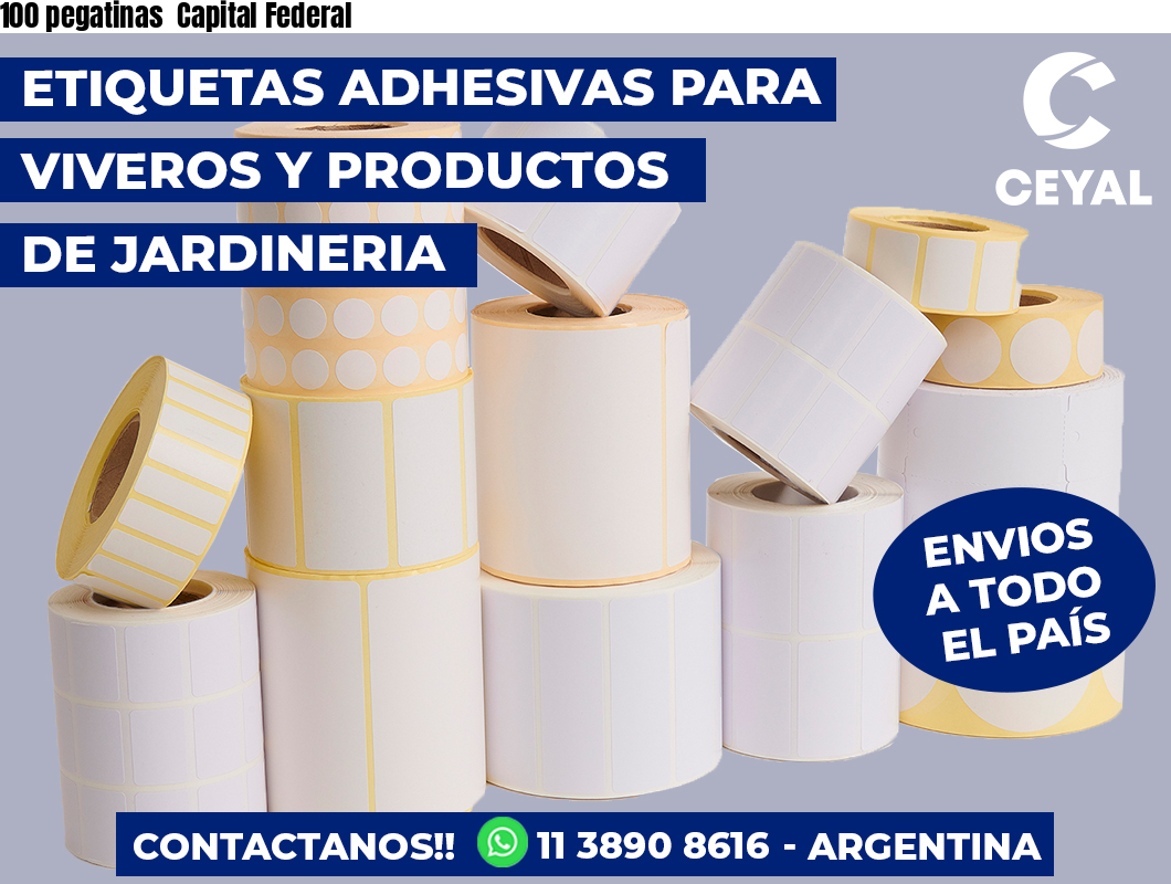 100 pegatinas  Capital Federal