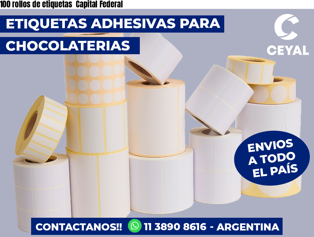 100 rollos de etiquetas  Capital Federal