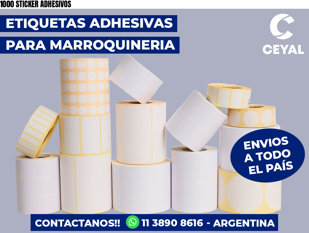 1000 STICKER ADHESIVOS
