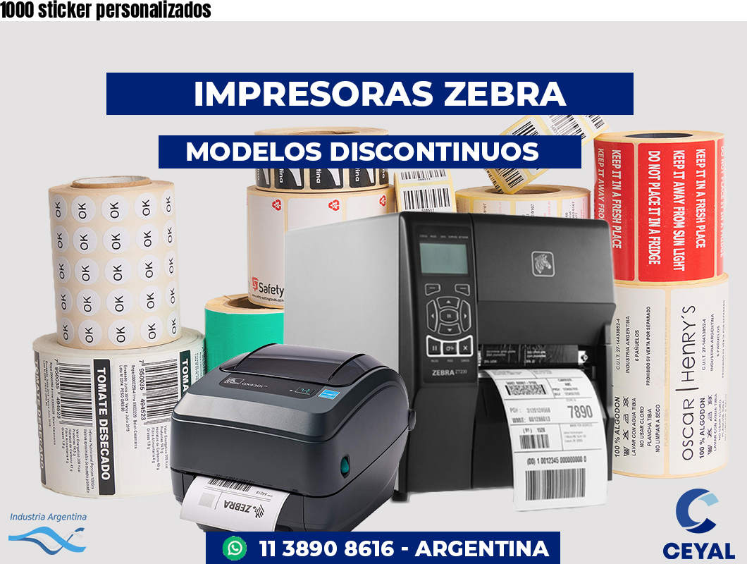 1000 sticker personalizados
