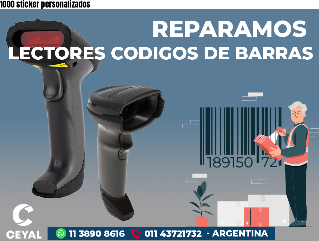 1000 sticker personalizados
